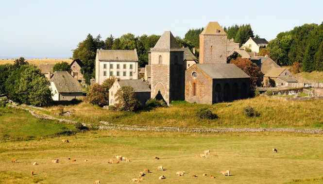Le village d'Aubrac