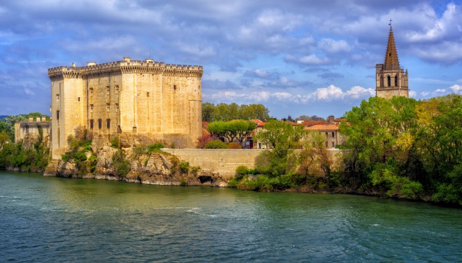 Château royal de Provence à Tarascon dans les Alpilles 