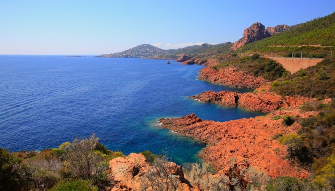 La côte de l'Estérel 