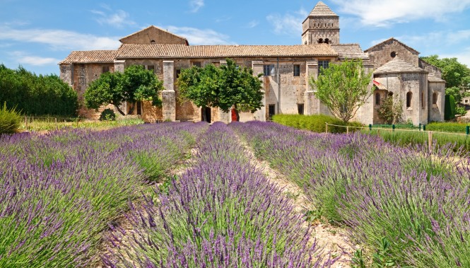 Monastère de Saint Paul-de-Mausole à Saint-Rémy de Provence dans les Alpilles 