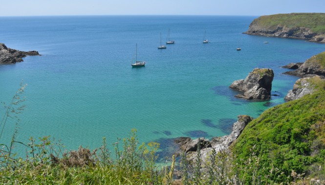 Port de Kerel à Belle-île-en-mer en Bretagne 