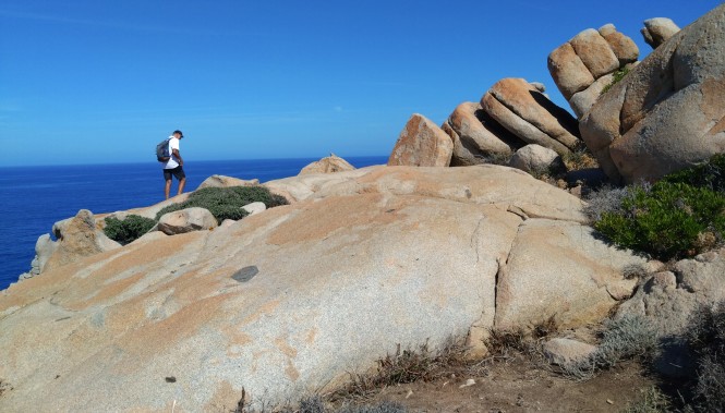 Capo Pecora Erosion naturelle du grès.