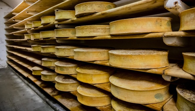 Pause gourmande dans la coopérative laitière de Beaufort