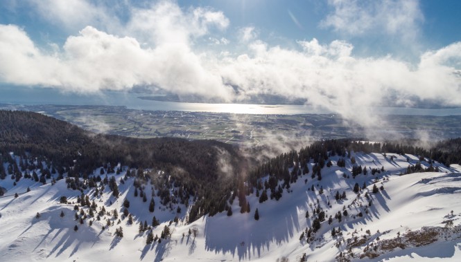 Panorama sur le Léman