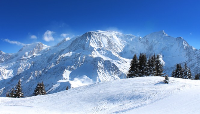 Vue sur le Mont Blanc