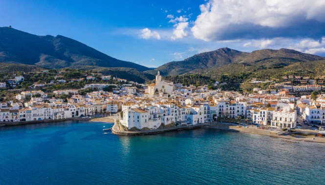 Vue sur Cadaquès Catalogne Espagne