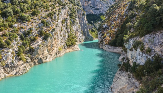 Entrée des gorges du Verdon Lac de Sainte Croix