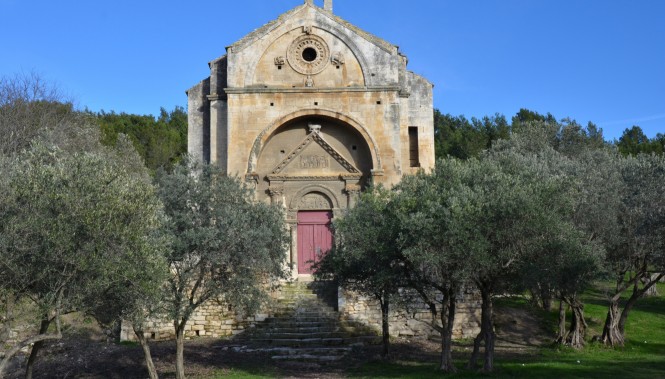Chapelle Saint Gabriel à Fontvieille dans les Alpilles 