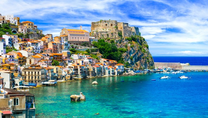 Village de Scilla en Calabre
