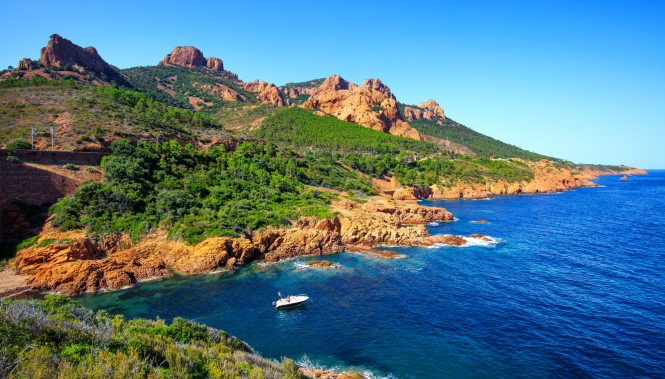 Côte du massif de l'Estérel