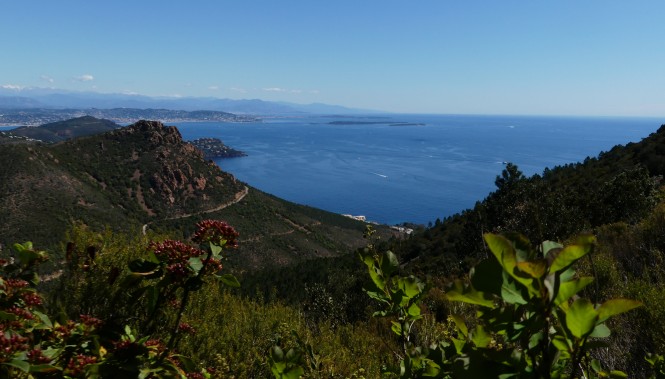 Panorama depuis le massif de l'Estérel