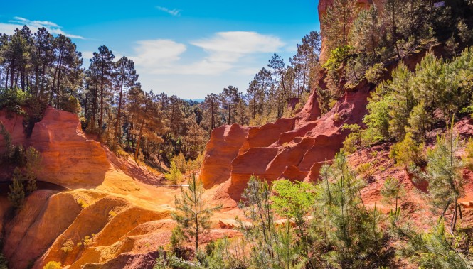 Le sentier des Ocres à Roussillon