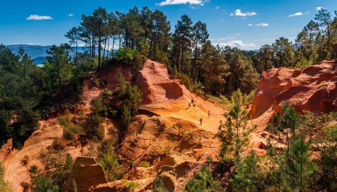 Le sentier des Ocres à Roussillon