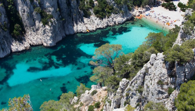 Calanque d'En-Vau à Cassis