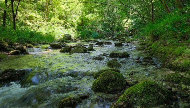 la vallée d'Orfento dans les Abruzzes