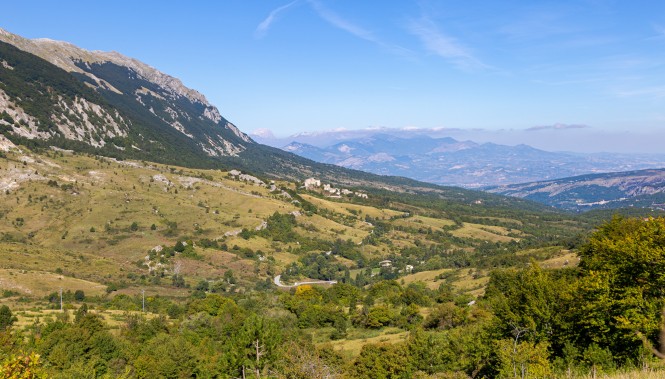 Village de Roccacaramanico dans les Abruzzes 