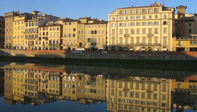 Les Rives de l'Arno à Firenze.