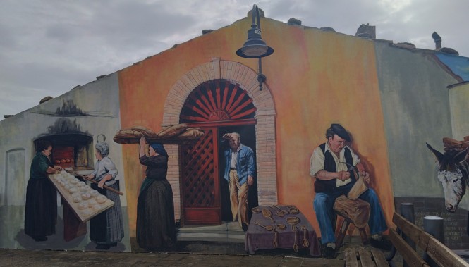 Oliveto Lucano : Peintures Murales