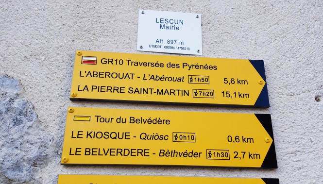 Balisage GR 10 Béarn