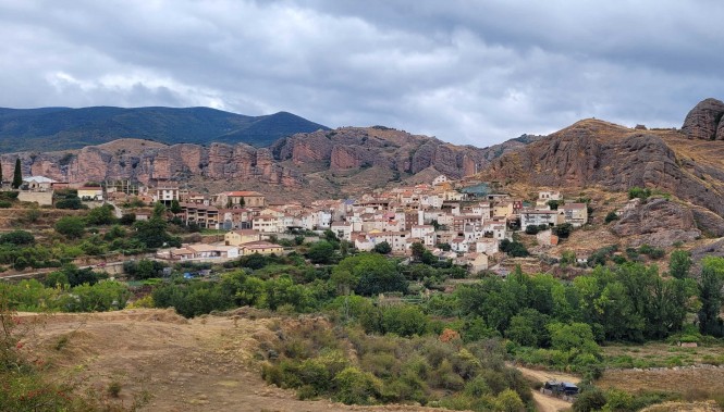 Randonnée et village de la région de la Rioja 