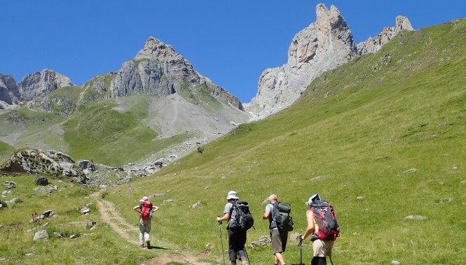 Randonneurs au Pic du Midi d'Ossau