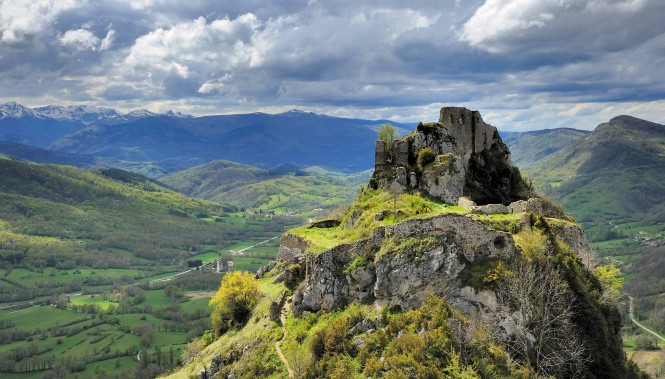 randonnée château de Roquefixade