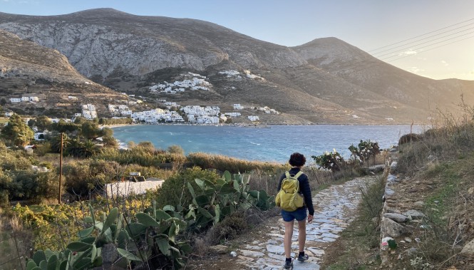 Baie d'Aegiali à Amorgos