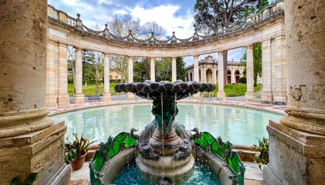 Thermes à Montecatini Terme en Toscane lors d’un séjour à vélo en Italie