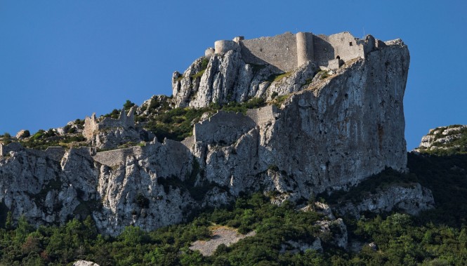 Château de Peyrepertuse sur la Traversée du Pays Cathare