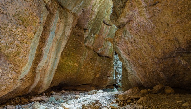 Gorges Gorges dans la Sierra de Guara