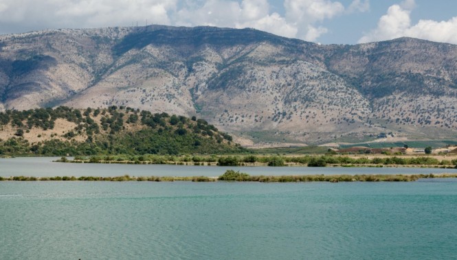 Lac de Butrint Lac de Butrint en Albanie