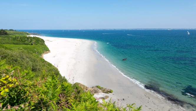 Plage convexe des Grands Sables Plage convexe des Grands Sables